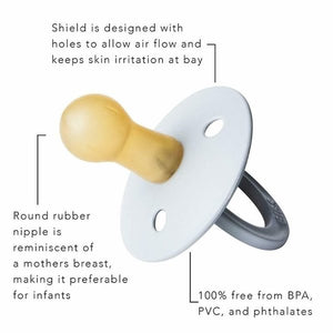 Natural Rubber Bibs Pacifier in Canada