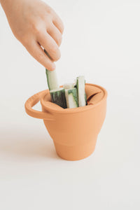 Collapsible Snack Cup | Powder Rose