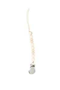 Ivory Silicone Pacifier Clip in Canada